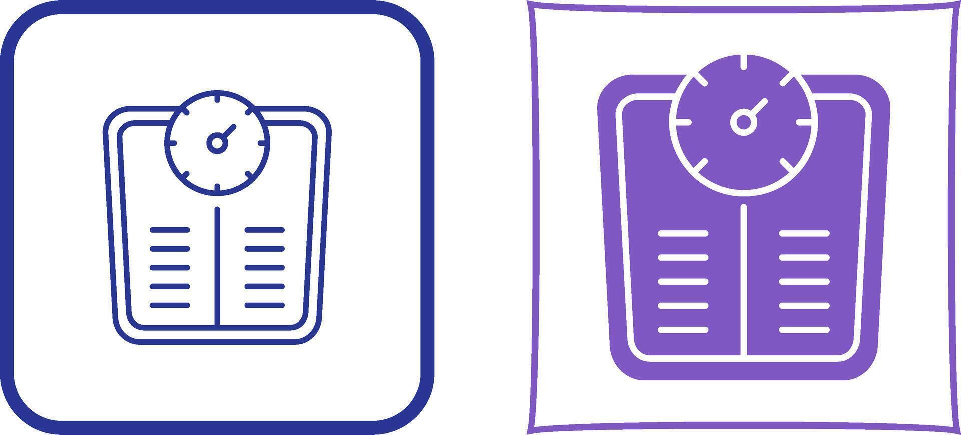 Weight Scale Icon Design vector