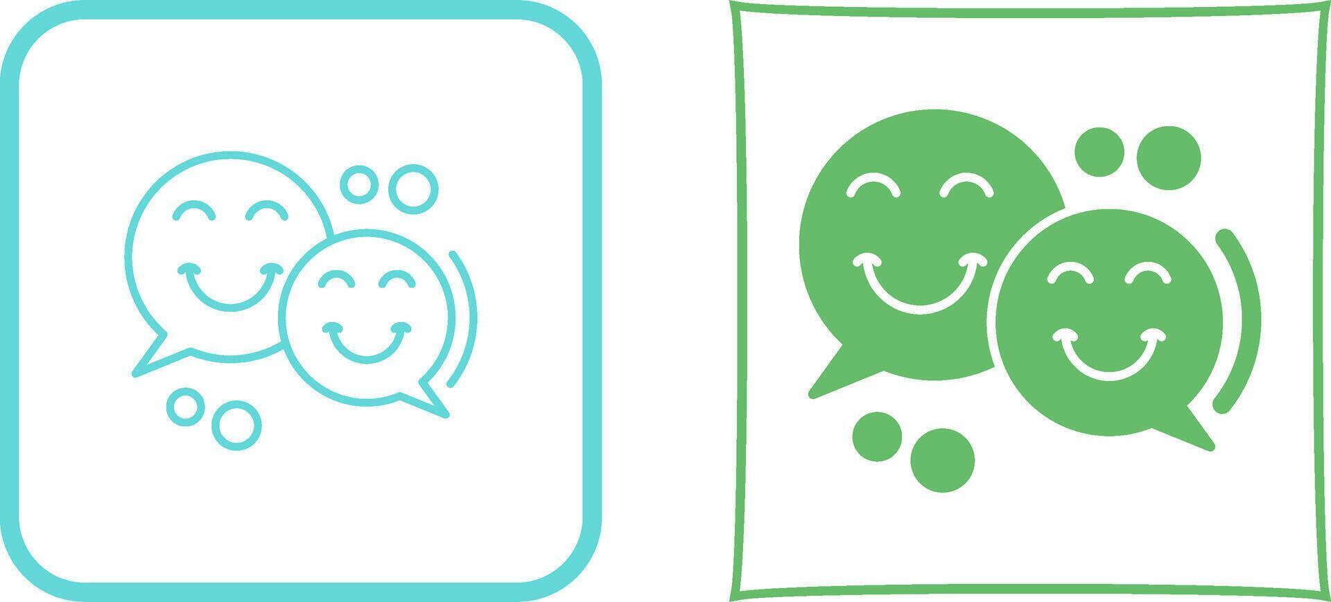Chatting Icon Design vector