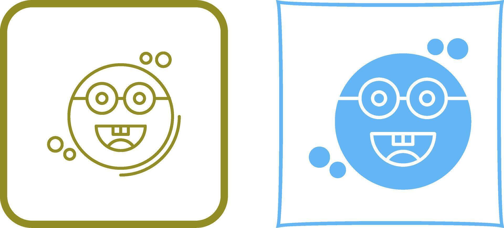 Galsses Icon Design vector