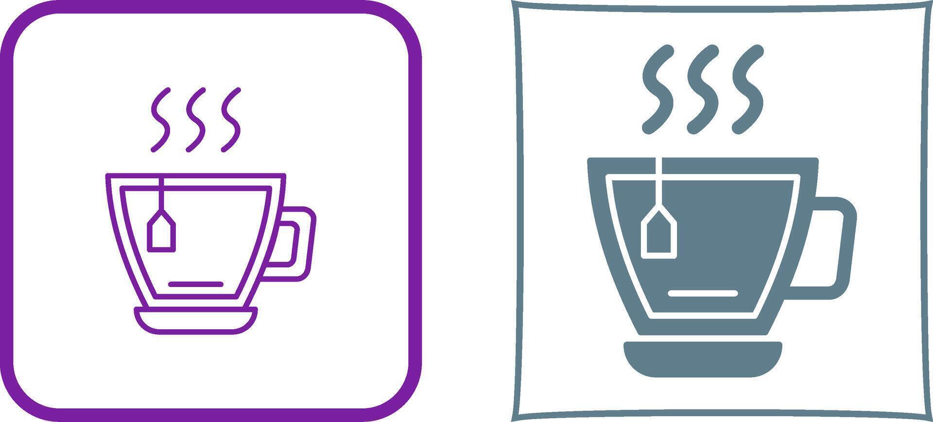 Tea Icon Design vector