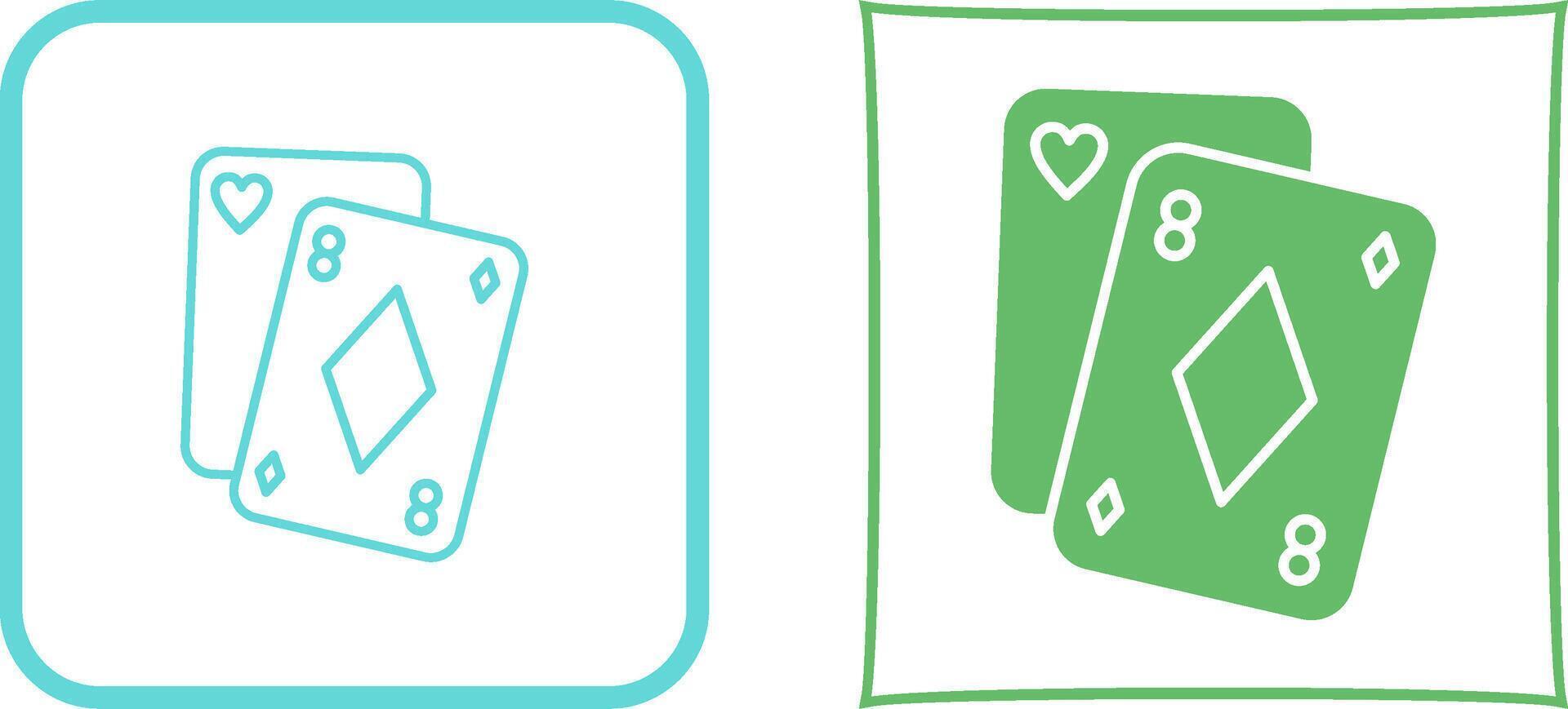 Poker Icon Design vector