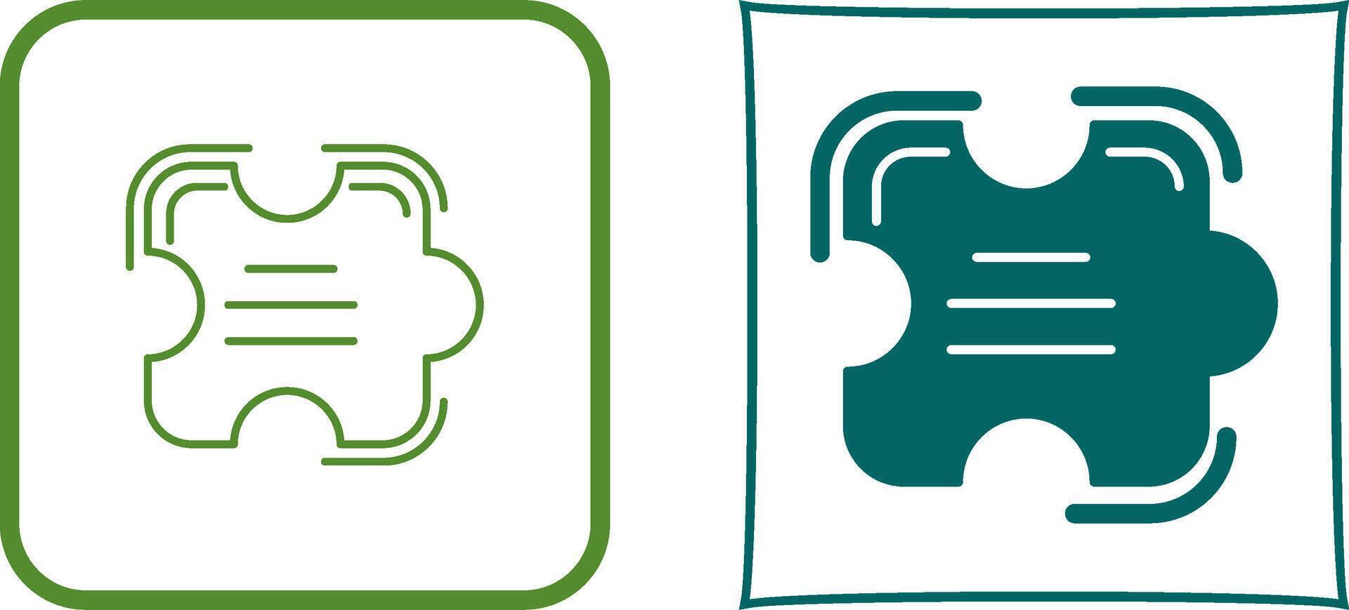 Puzzle Icon Design vector