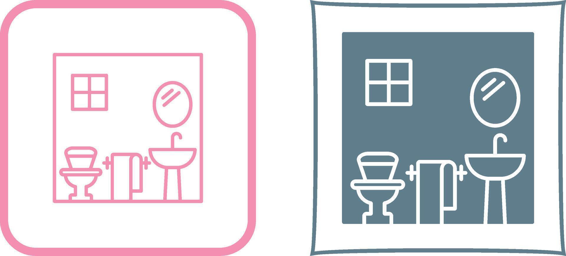 Bathroom Icon Design vector