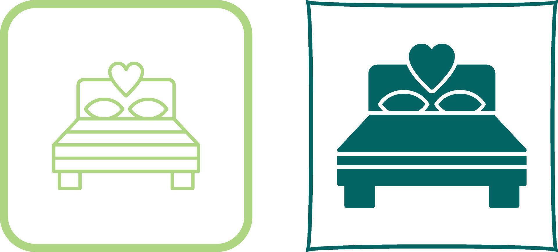 Bedroom Icon Design vector