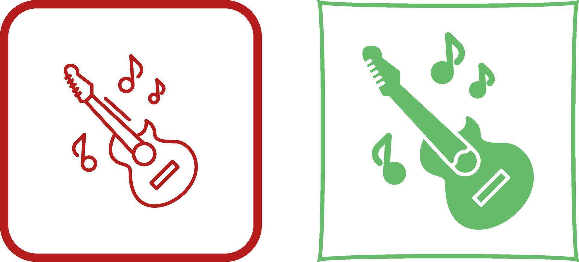 Guitar Icon Design vector