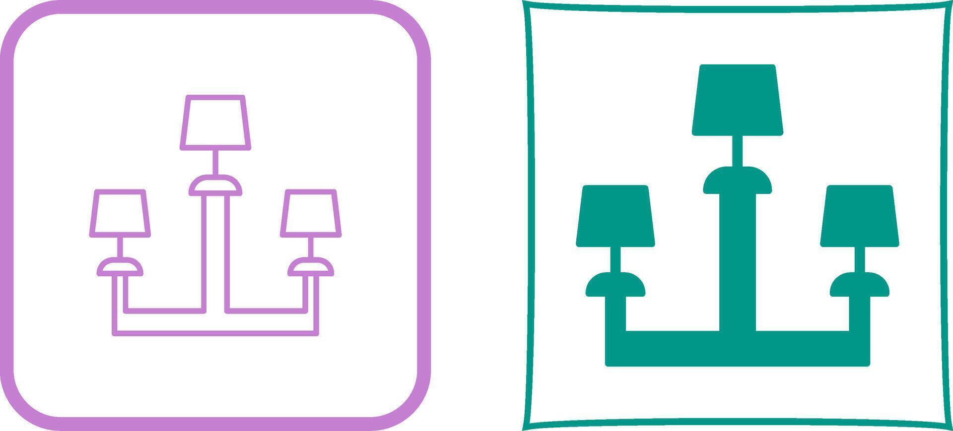 Lamp Icon Design vector