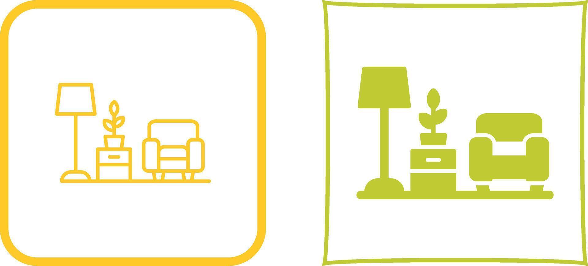 Living Room Icon Design vector