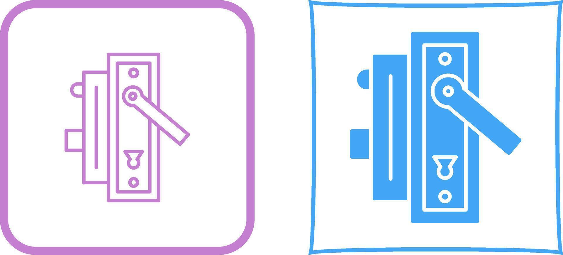 Door Handle Icon Design vector