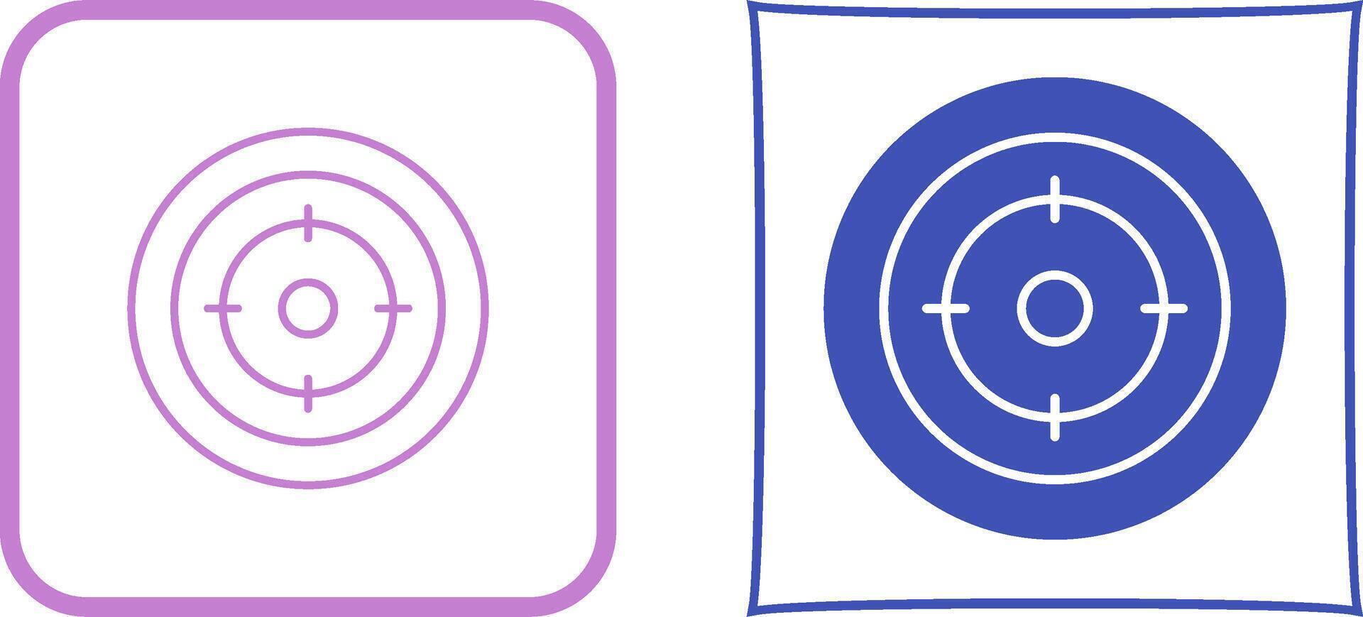 Target Icon Design vector