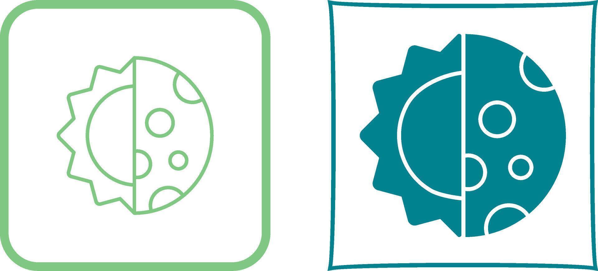 Day And Nigt Icon Design vector