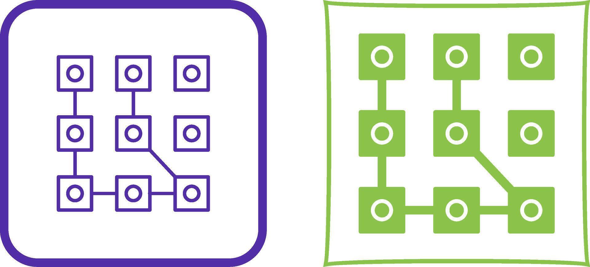 Pattern Icon Design vector