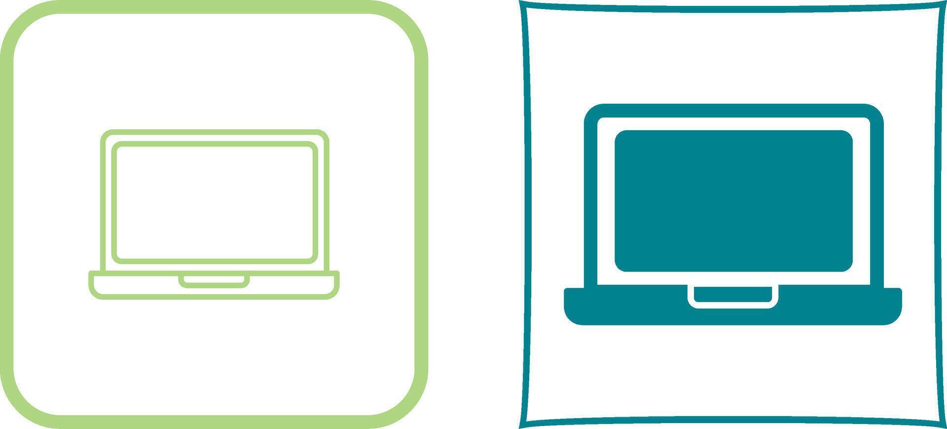 Laptop Icon Design vector