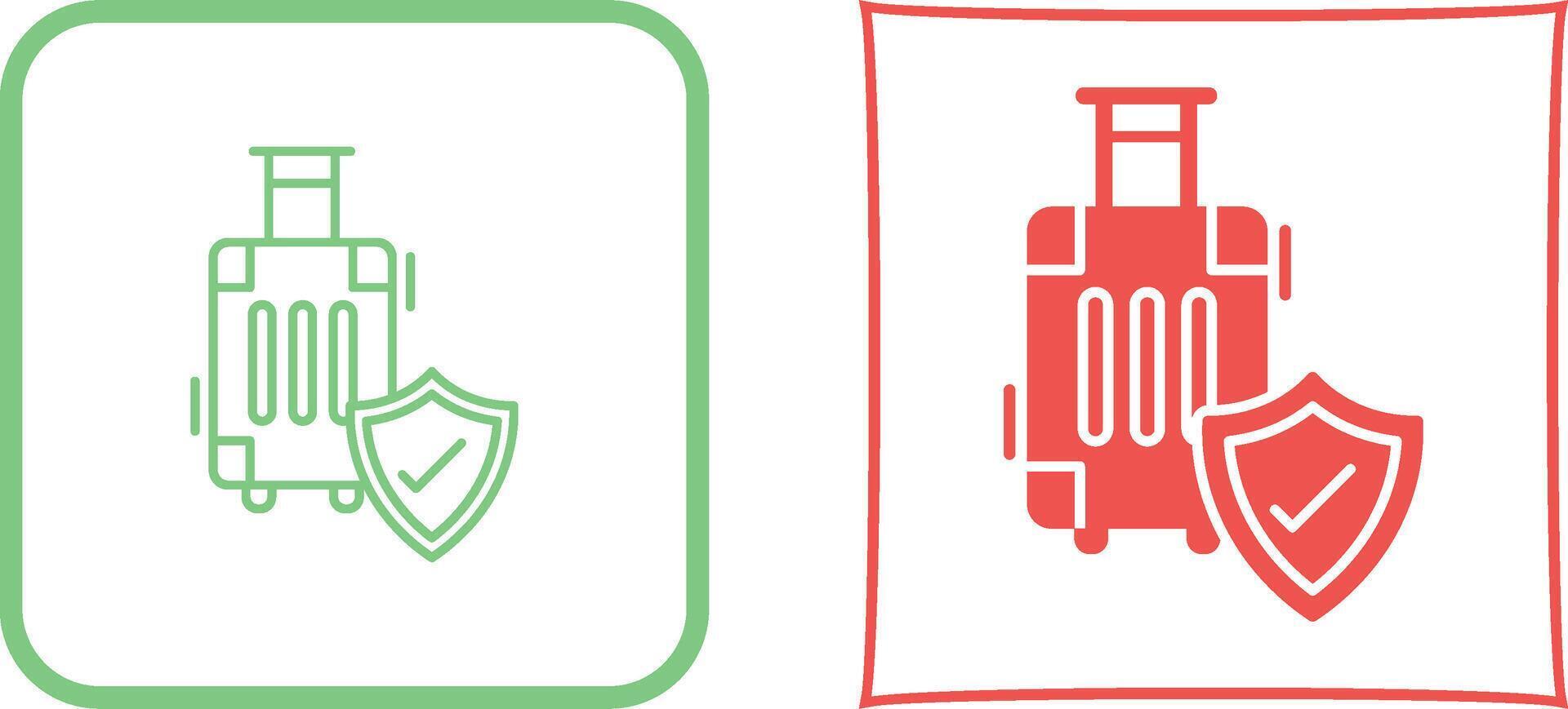 Travel Protection Icon Design vector