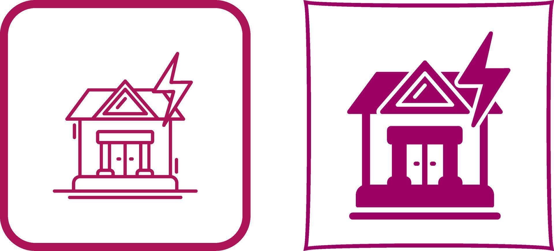 Natural Disaster Icon Design vector