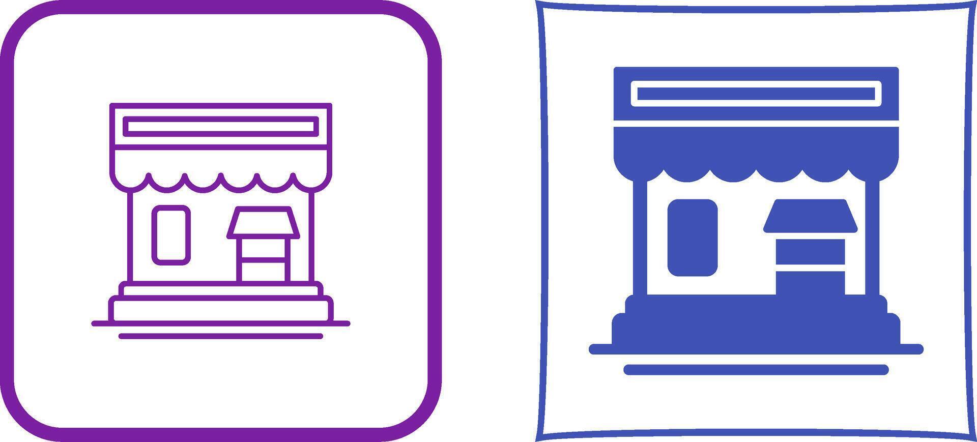 shop Icon Design vector