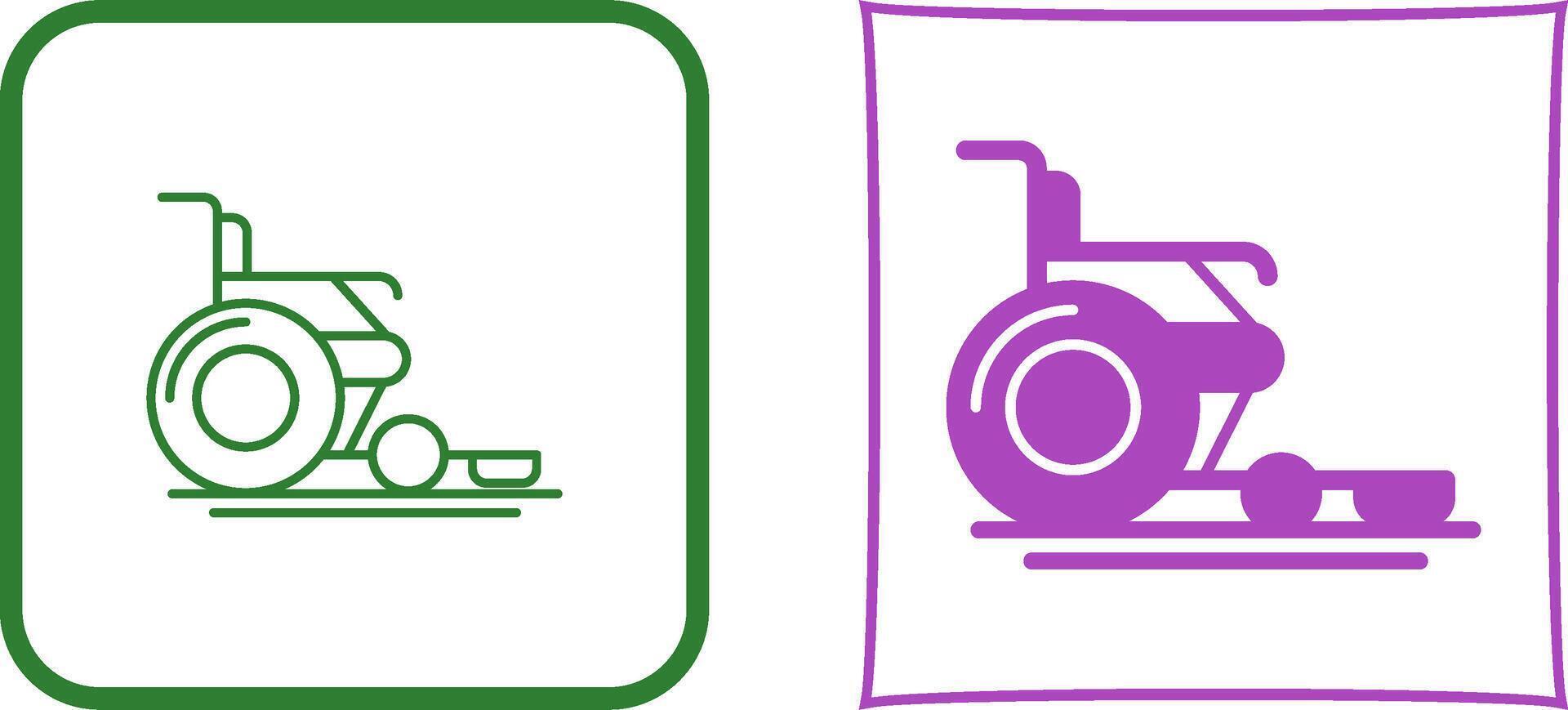 Wheel Chair Icon Design vector