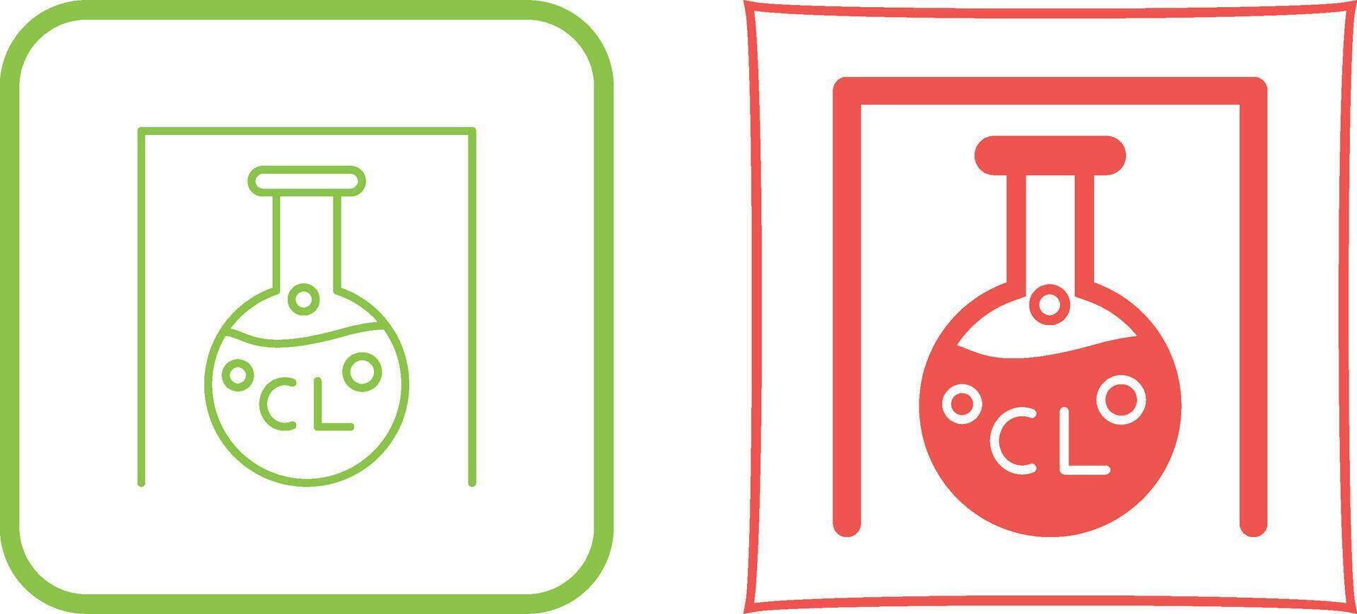 Flask Icon Design vector