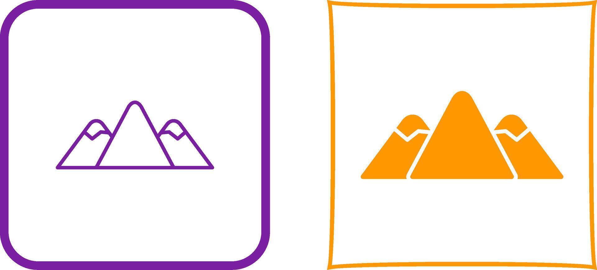 Mountain Icon Design vector