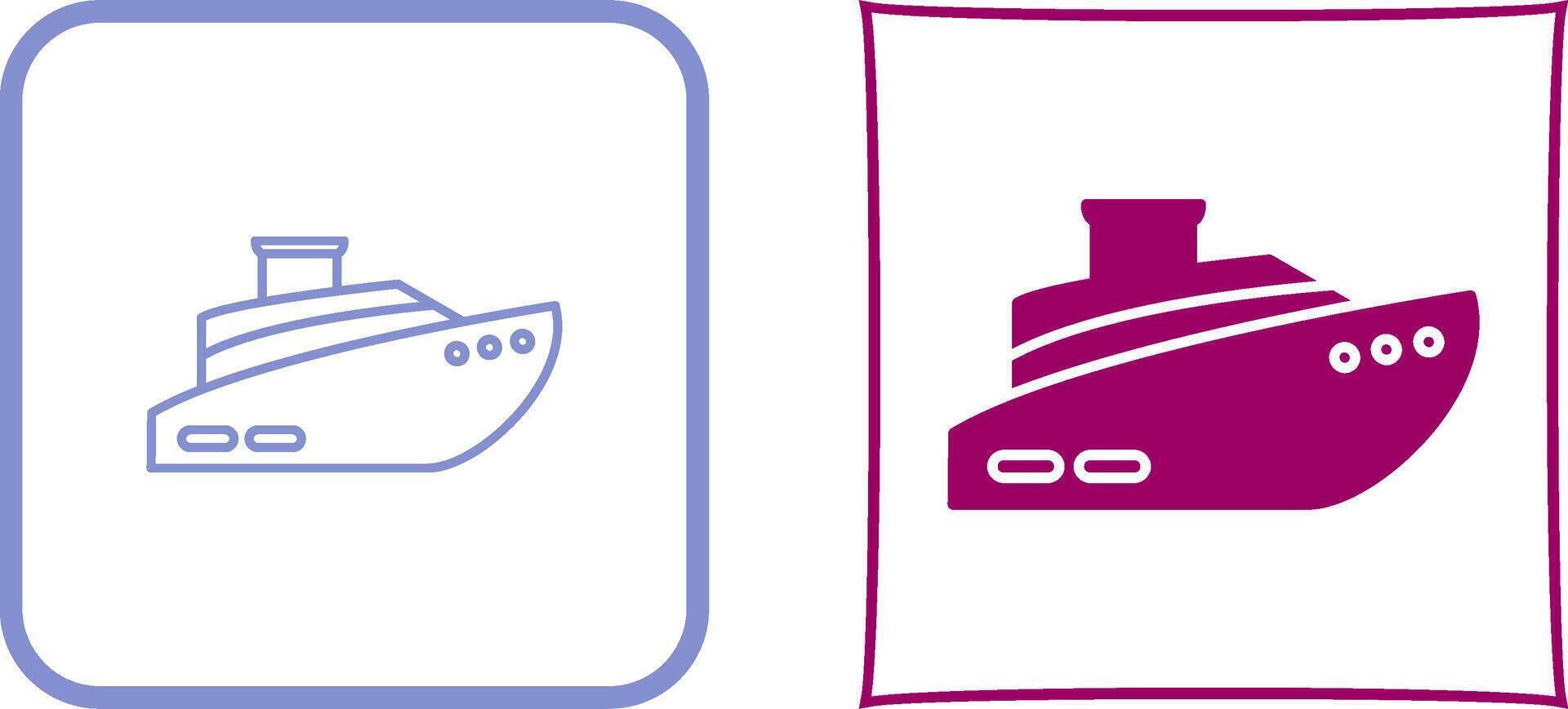 Ship Icon Design vector