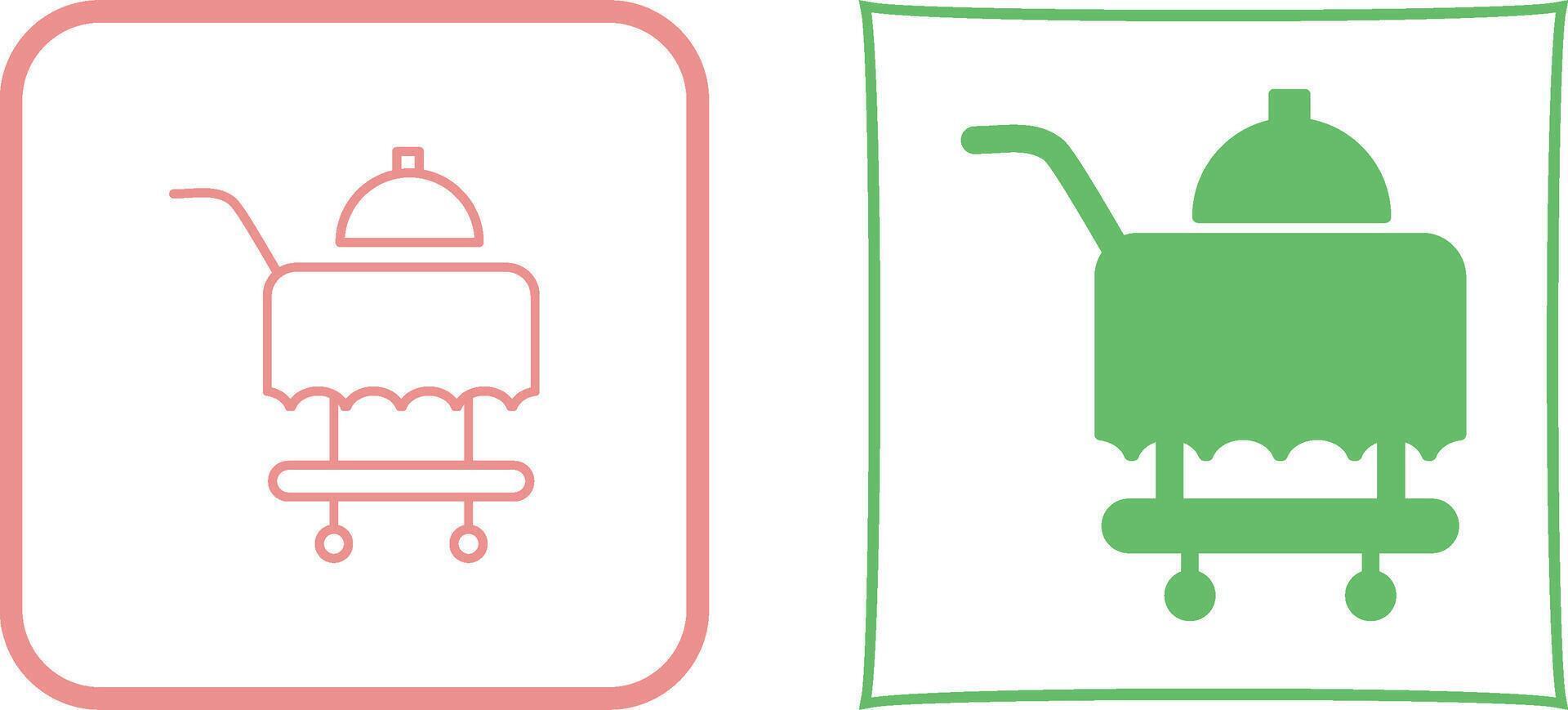 Room Service Icon Design vector