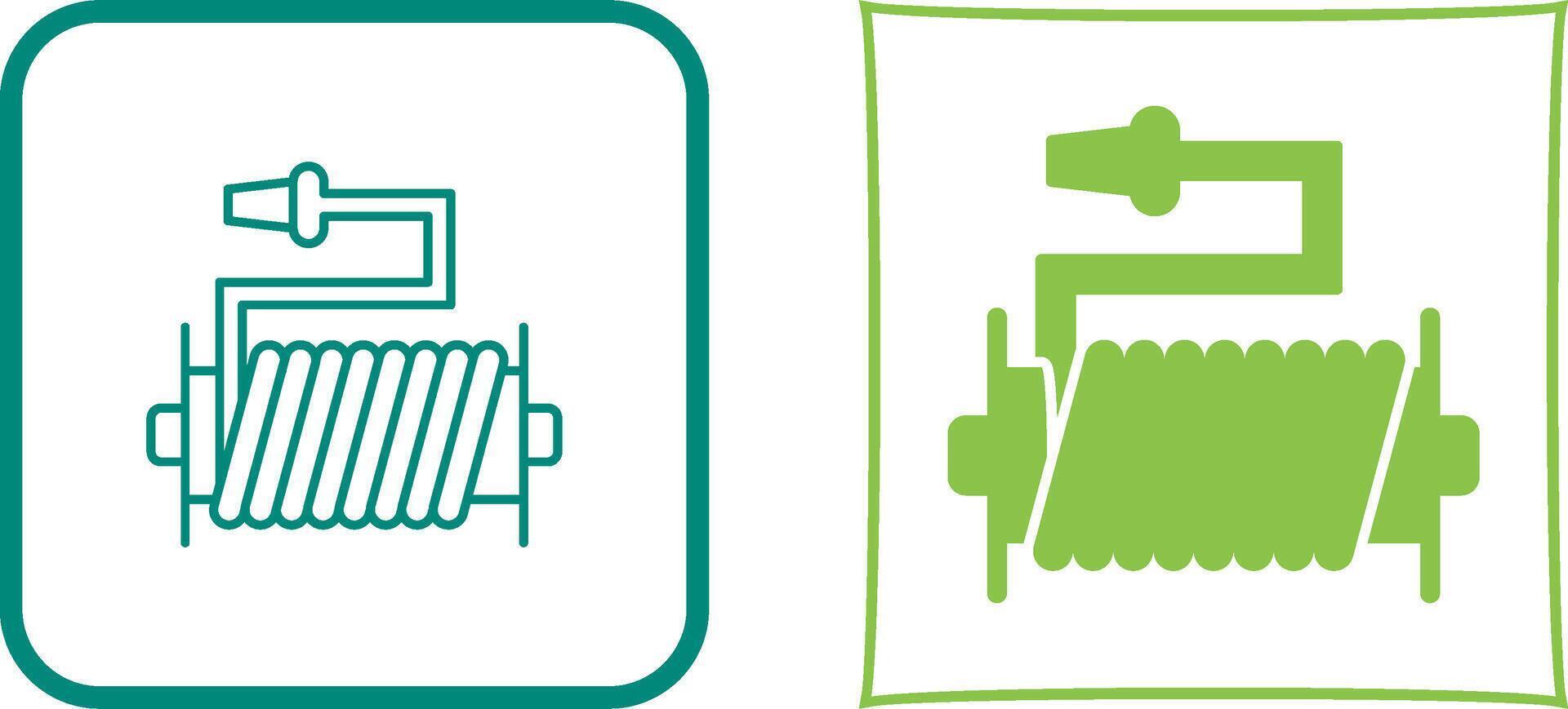 Water Hose Icon Design vector