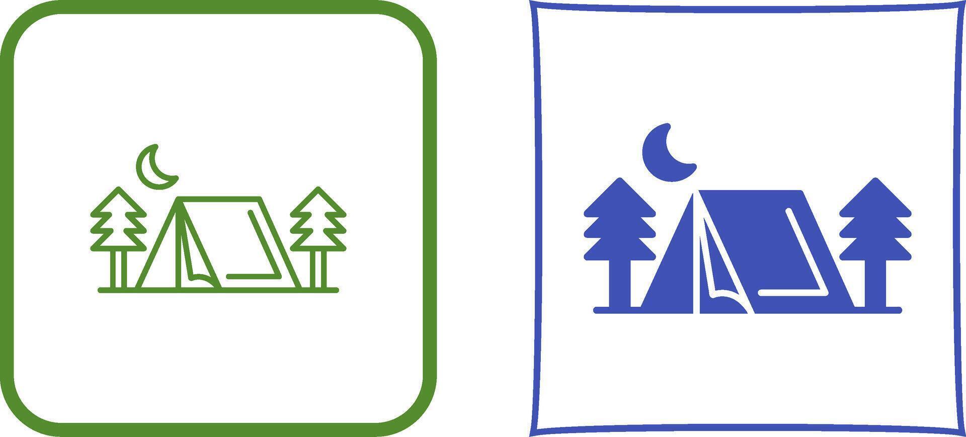 Tent Icon Design vector