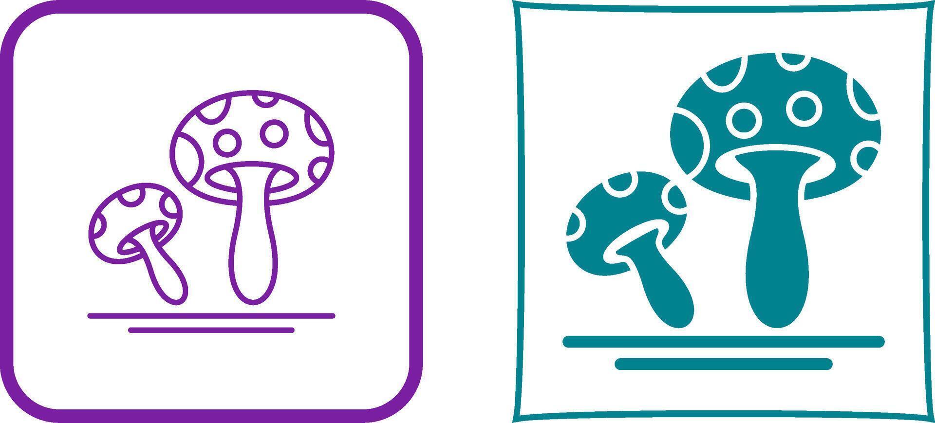 Mushroom Icon Design vector