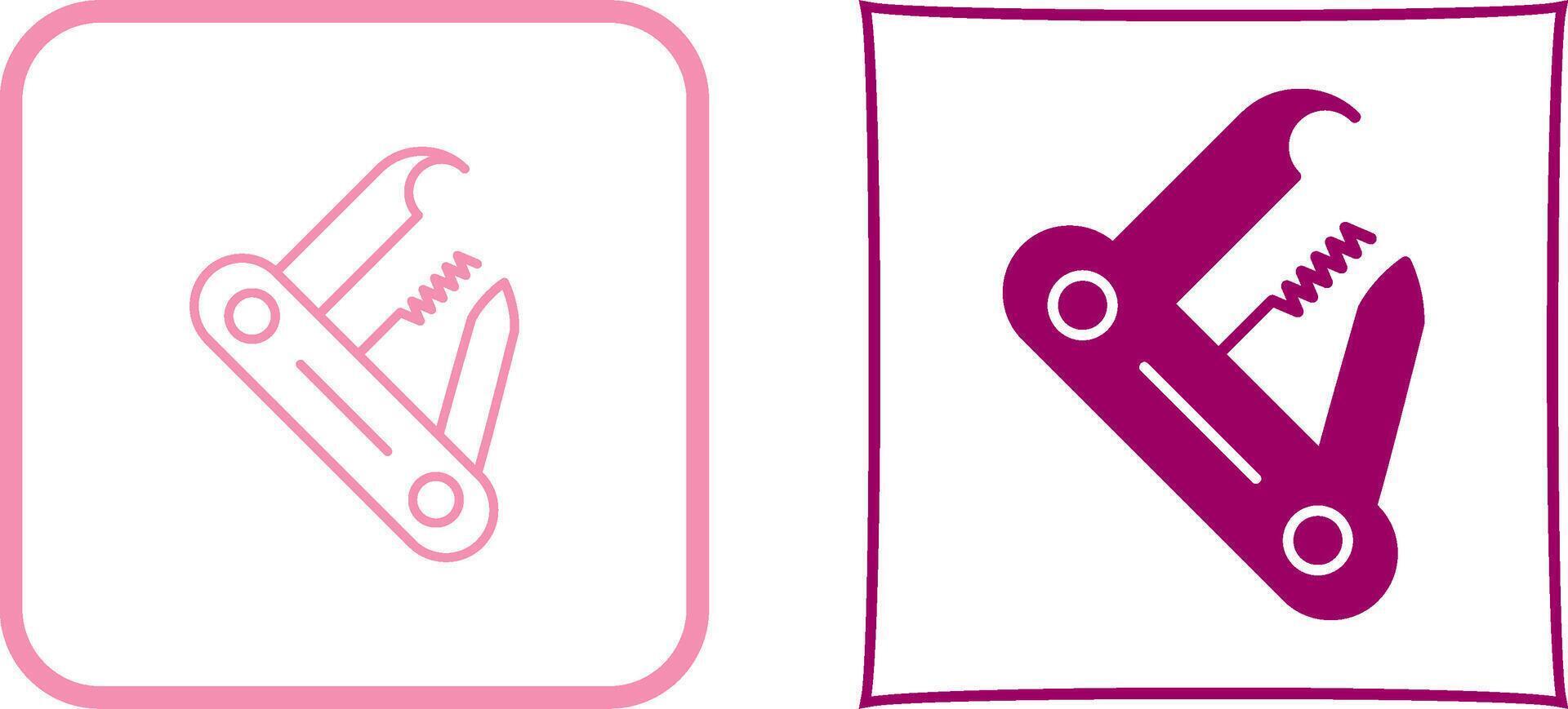 Swiss Army Knife Icon Design vector