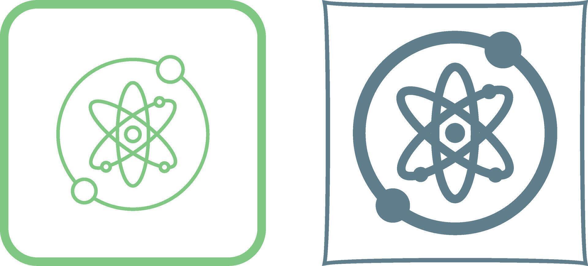 Proton Icon Design vector