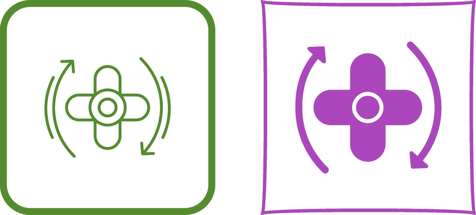 Rotate Icon Design vector