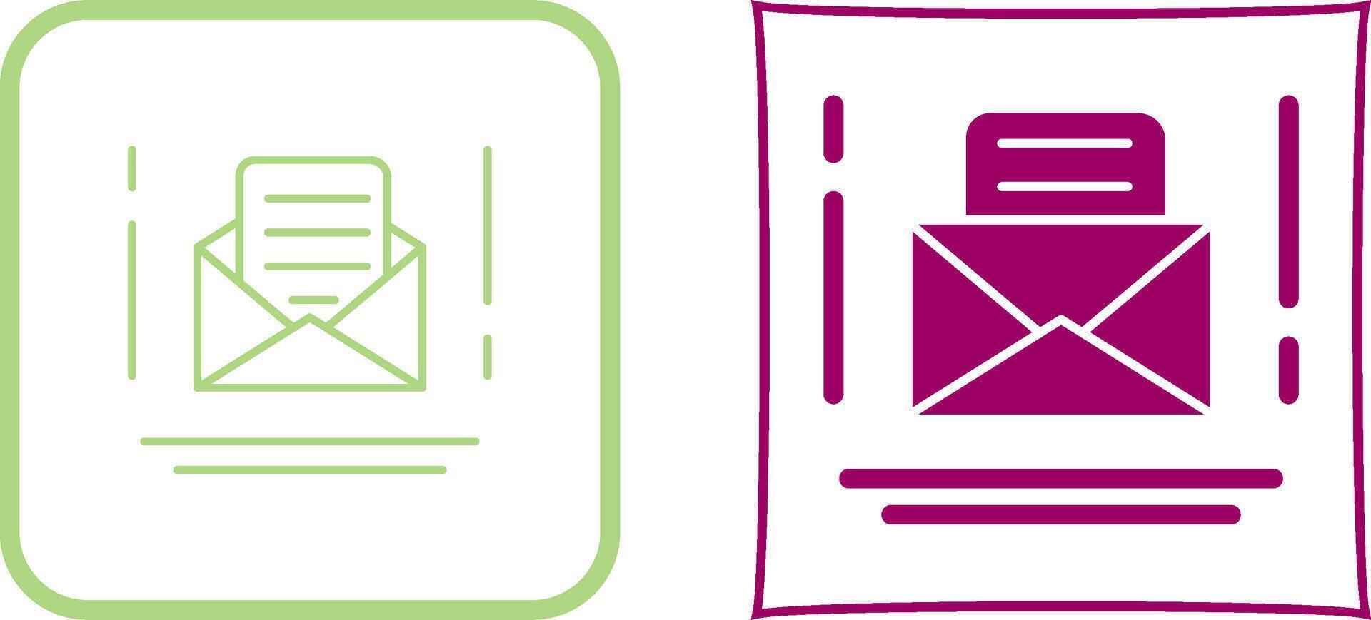 Email Icon Design vector