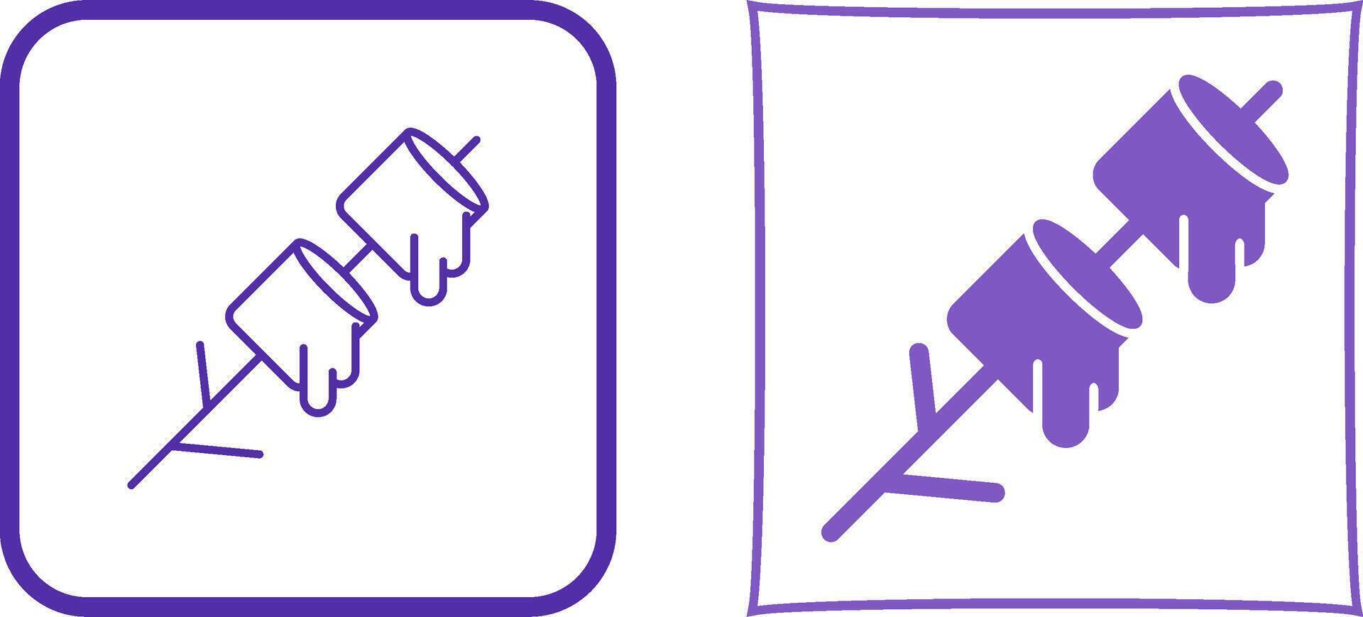 Marshmallows Icon Design vector