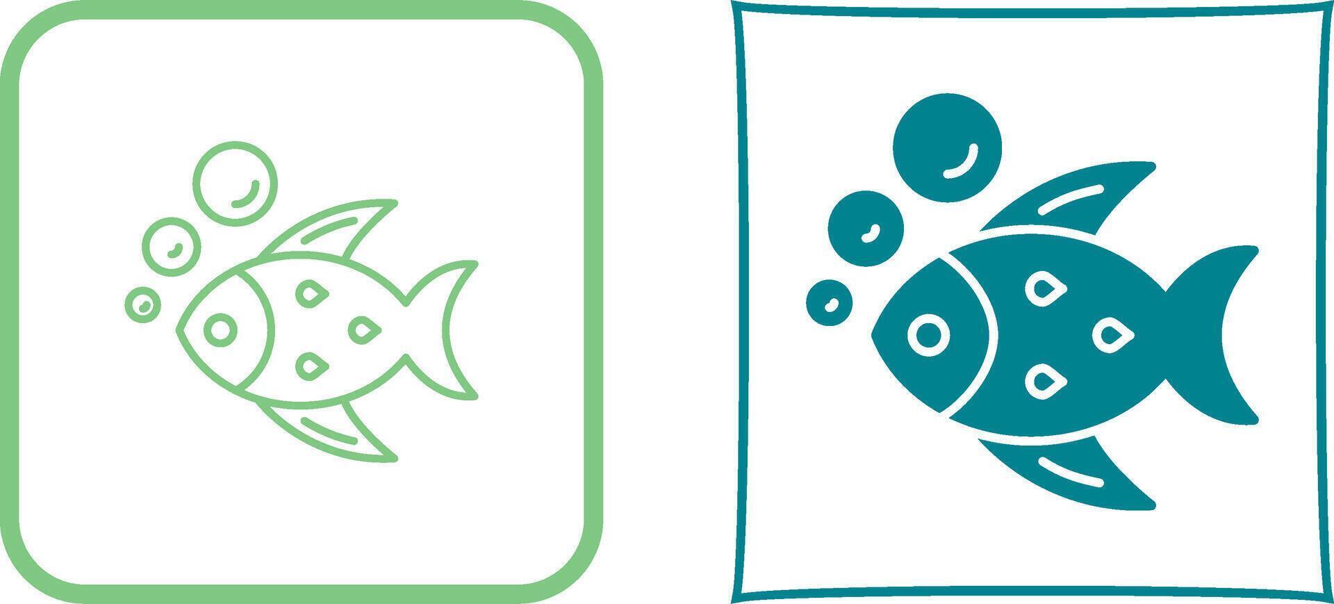 Fish Icon Design vector