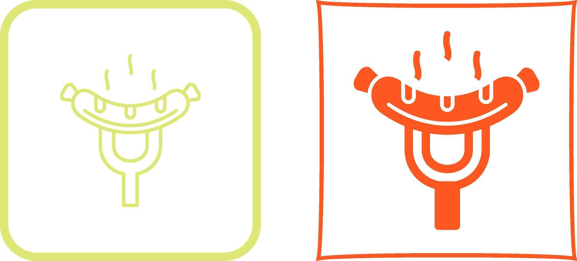 Sausage Icon Design vector