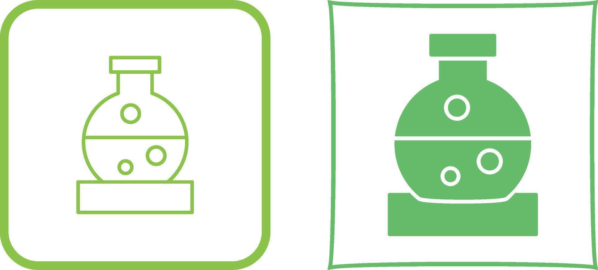 Flask Icon Design vector