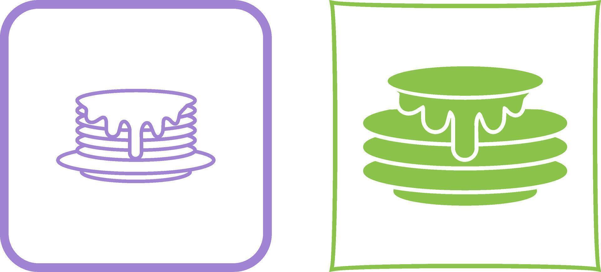 Pancake Icon Design vector
