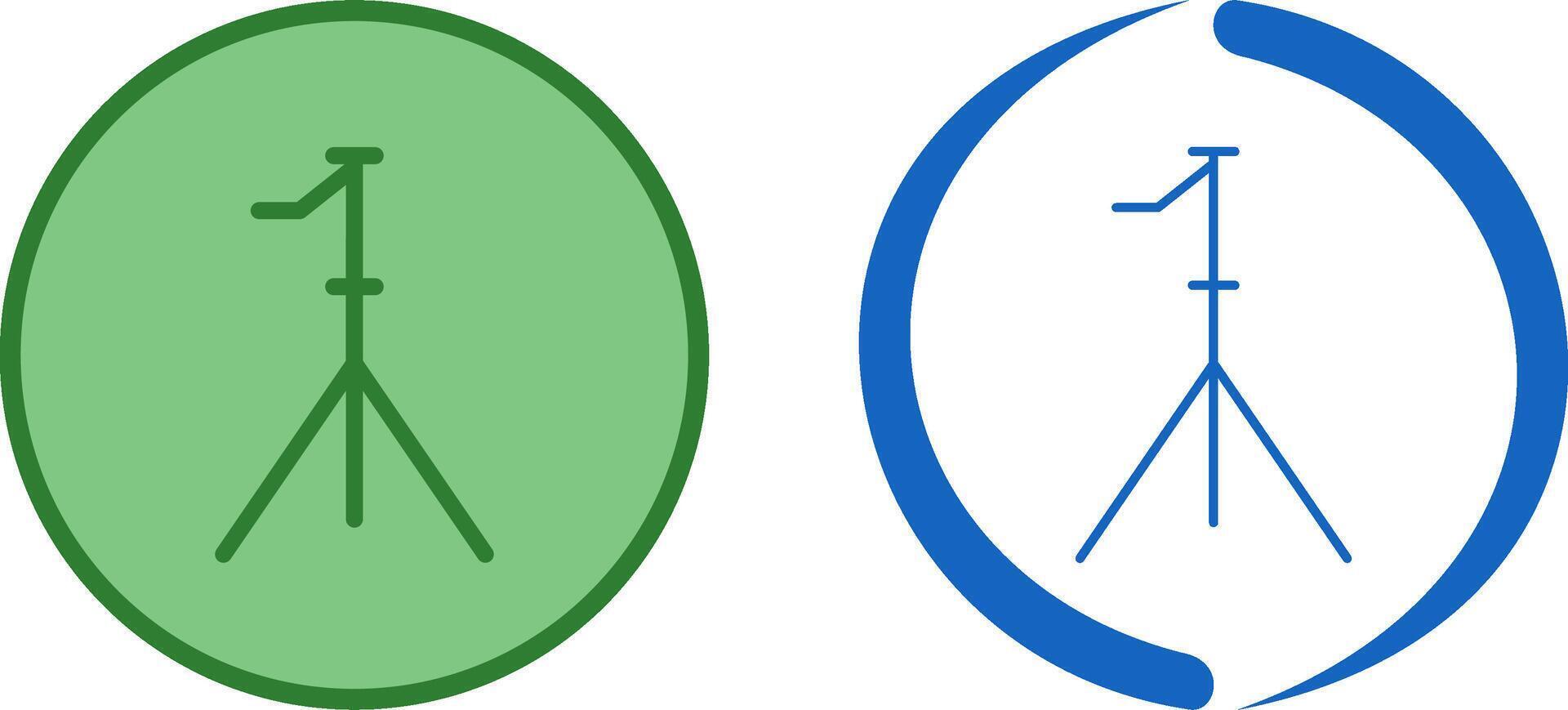 Unique Stand Icon Design vector