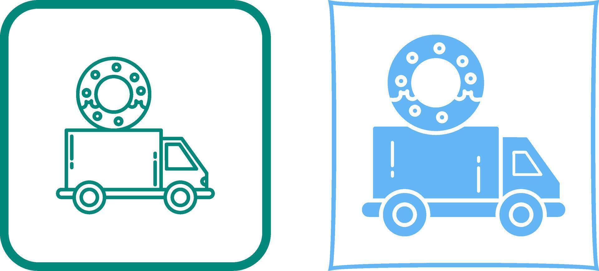 Delivery Truck Icon Design vector