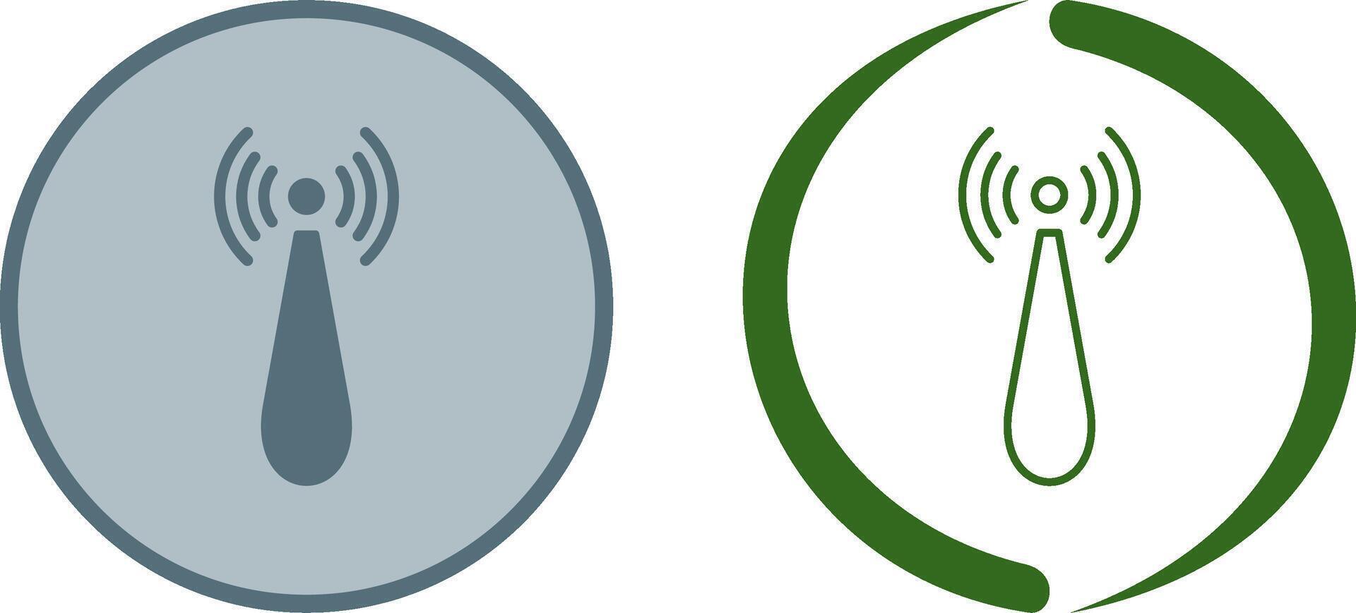 Non Ionizing Radiation Icon Design vector