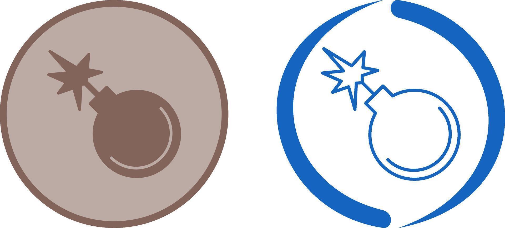 Danger of Explosion Icon Design vector