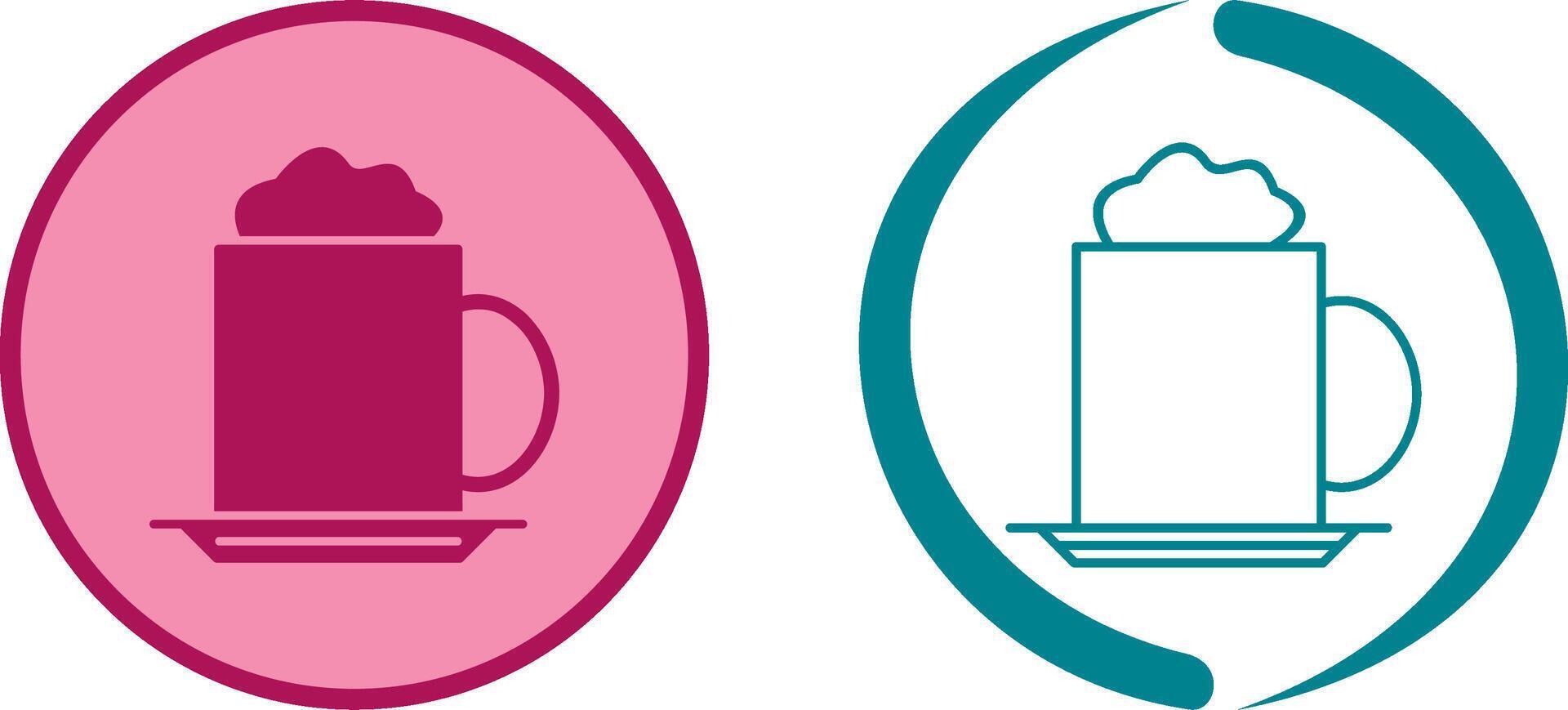 Cappucino Icon Design vector