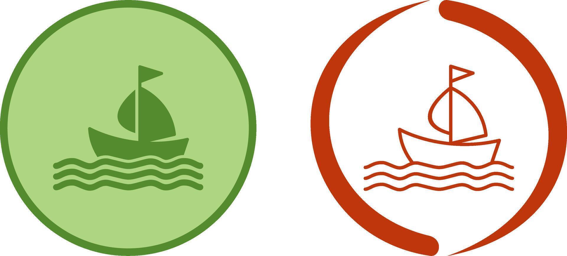Boat Icon Design vector