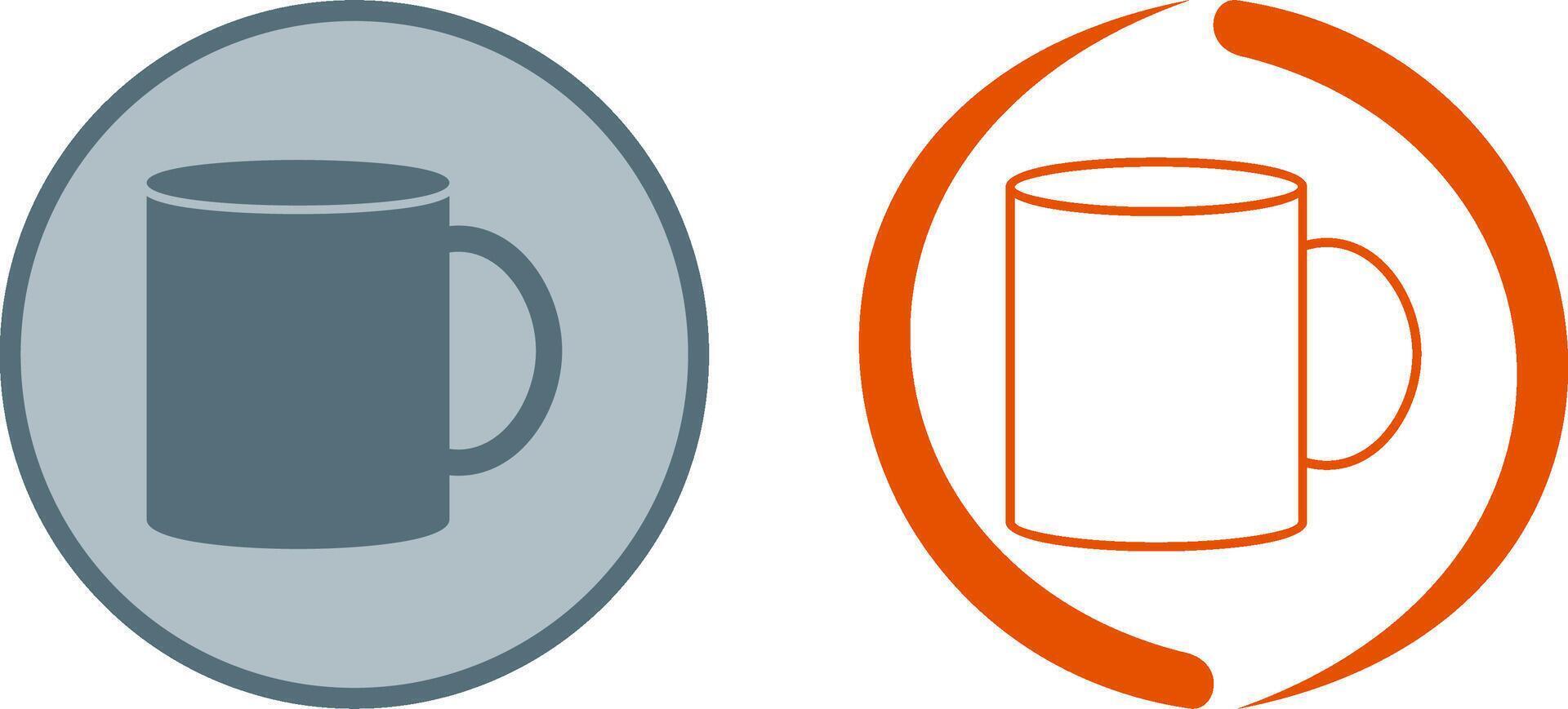 Coffee Mug Icon Design vector