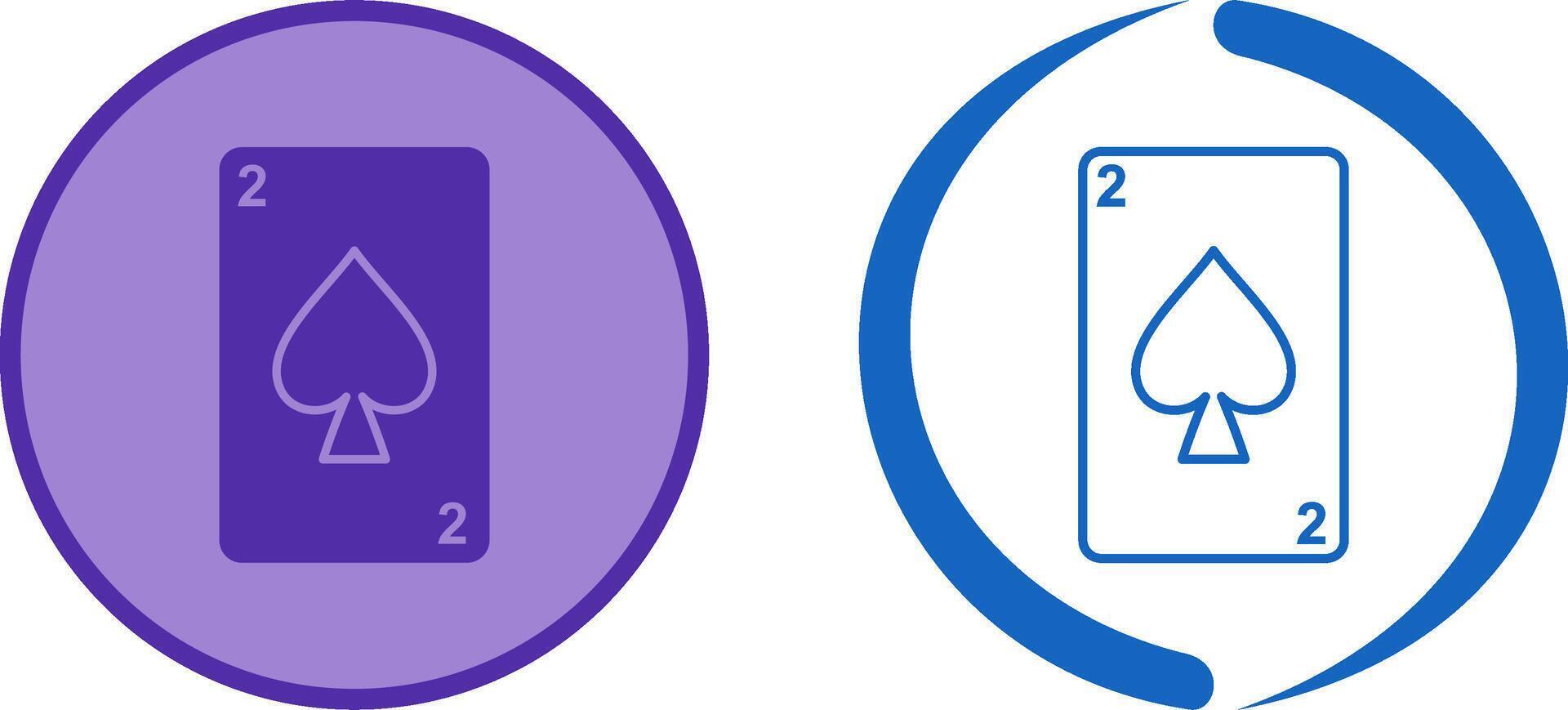 Spades Card Icon Design vector