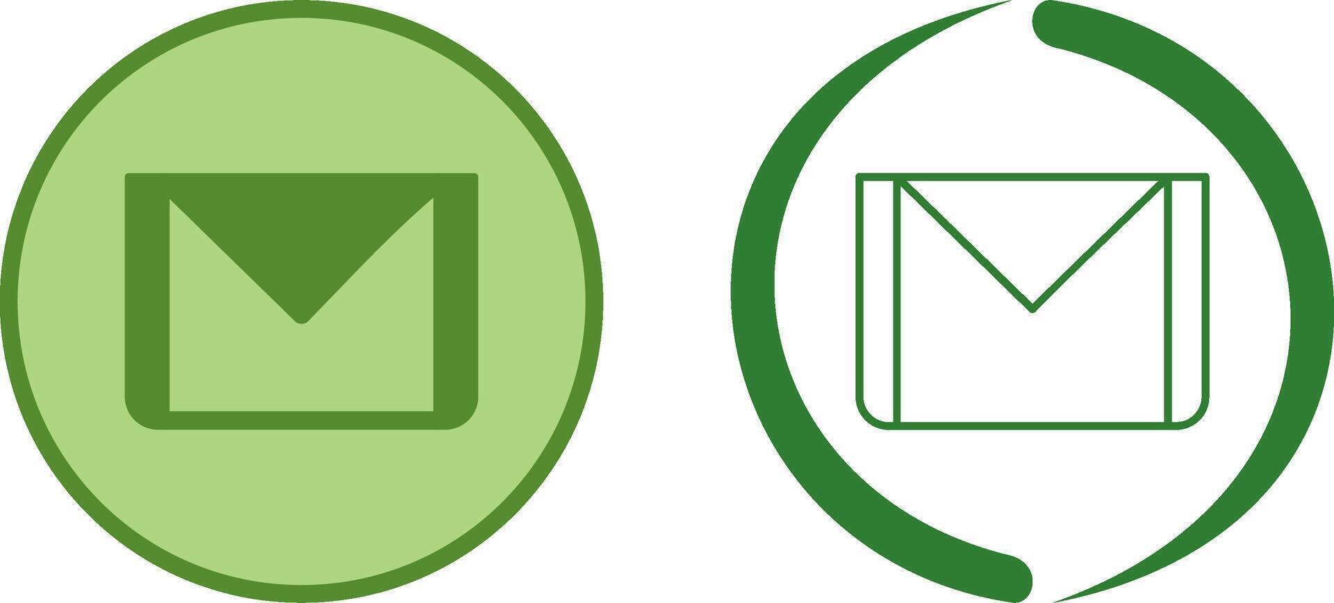 Unique Email Icon Design vector