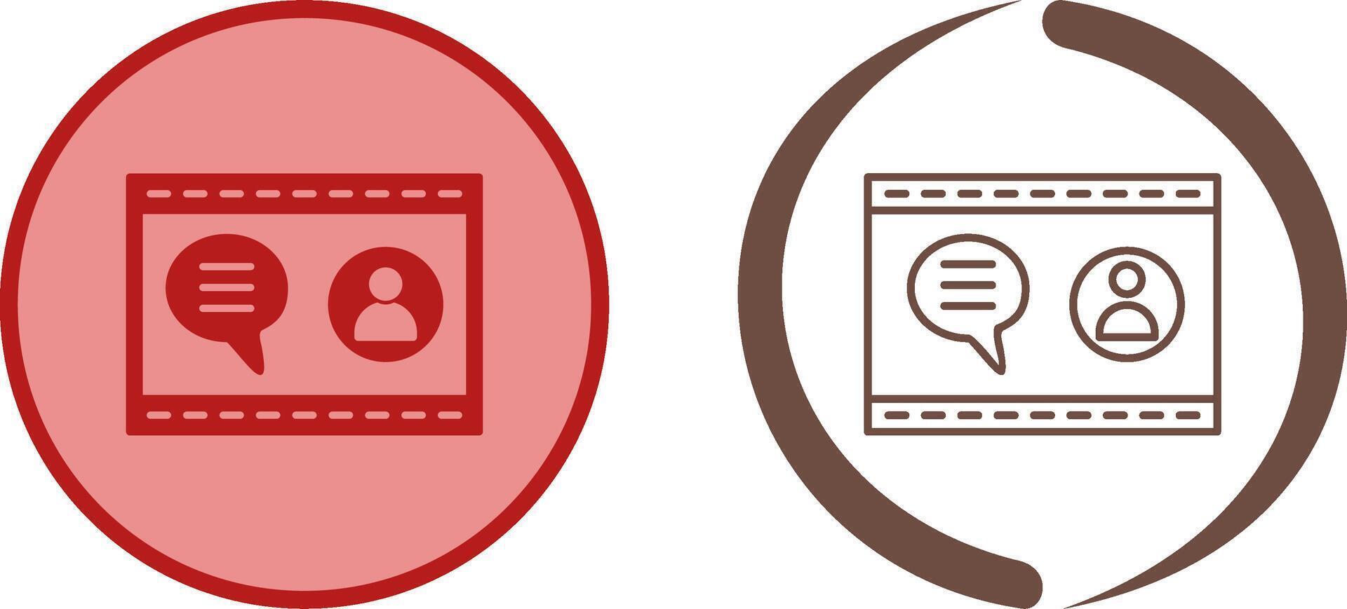Unique Web Support Icon Design vector
