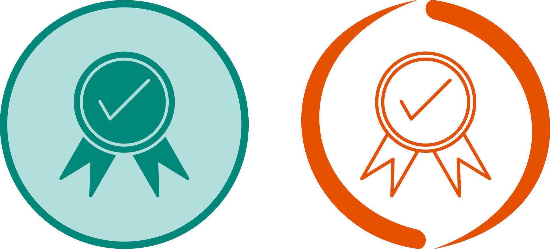 Unique Quality Control Icon Design vector