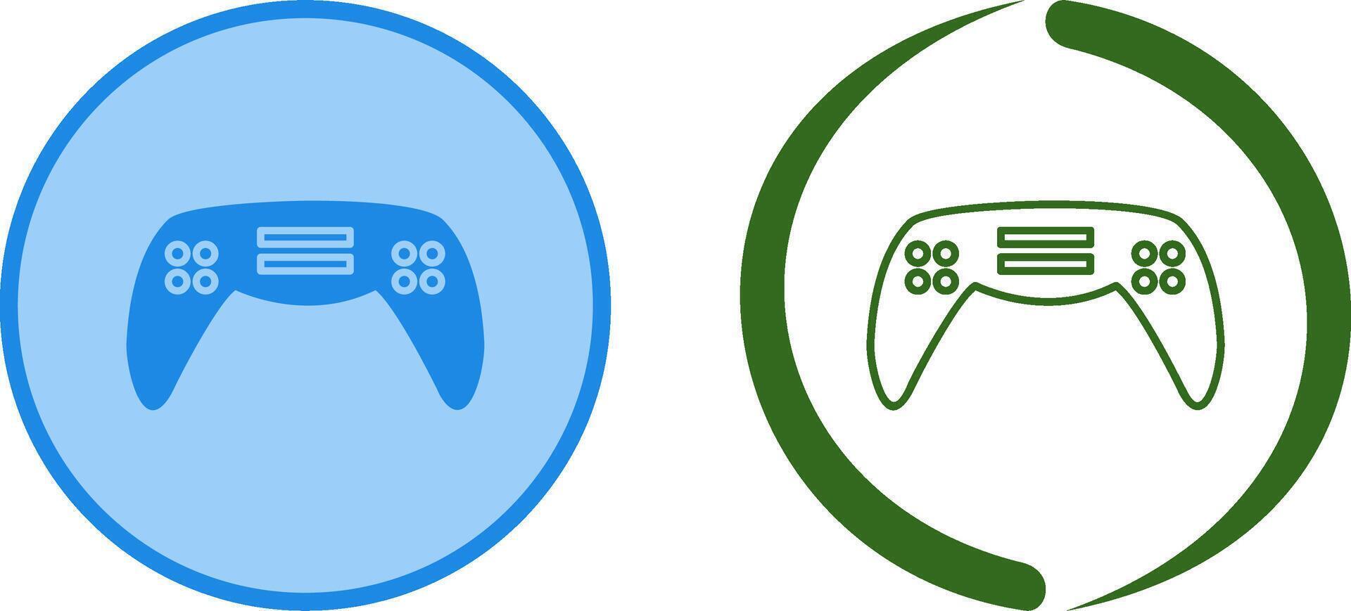 Unique Gaming Console Icon Design vector