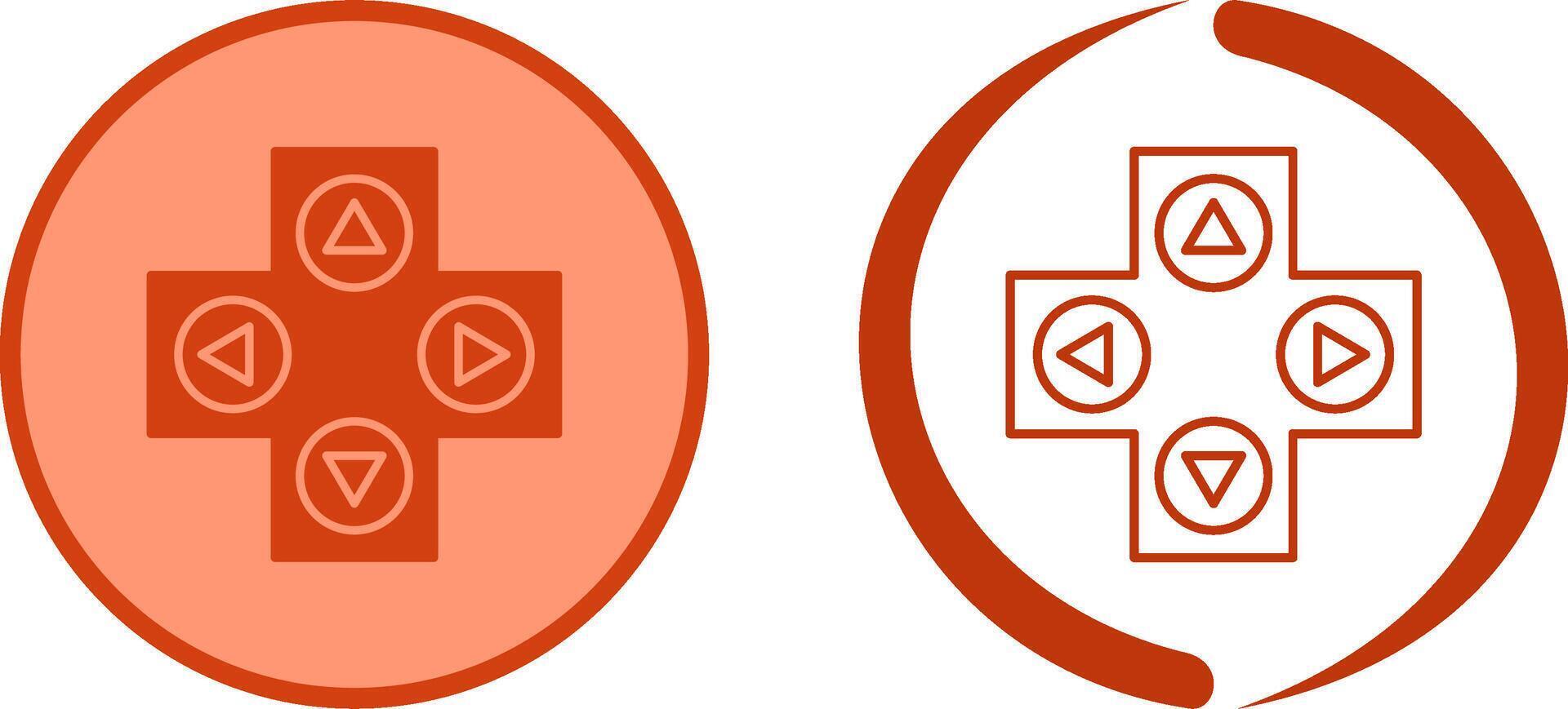 Unique Gaming Control Icon Design vector