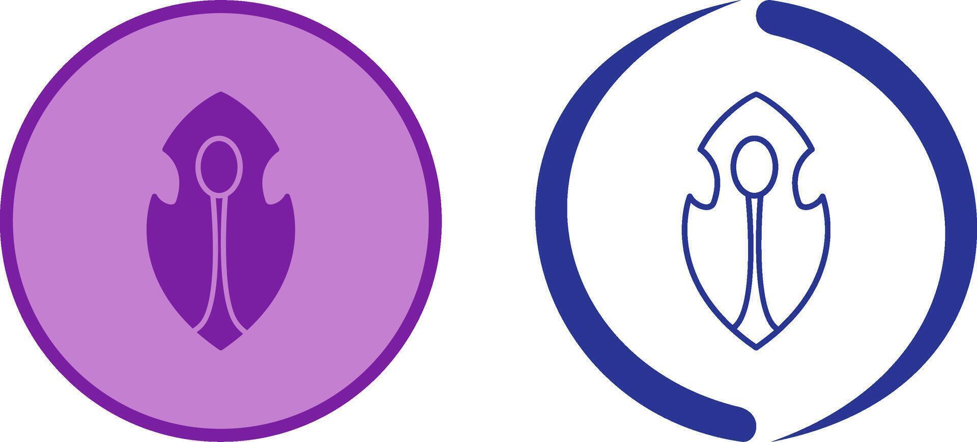 Unique Game Character Icon Design vector